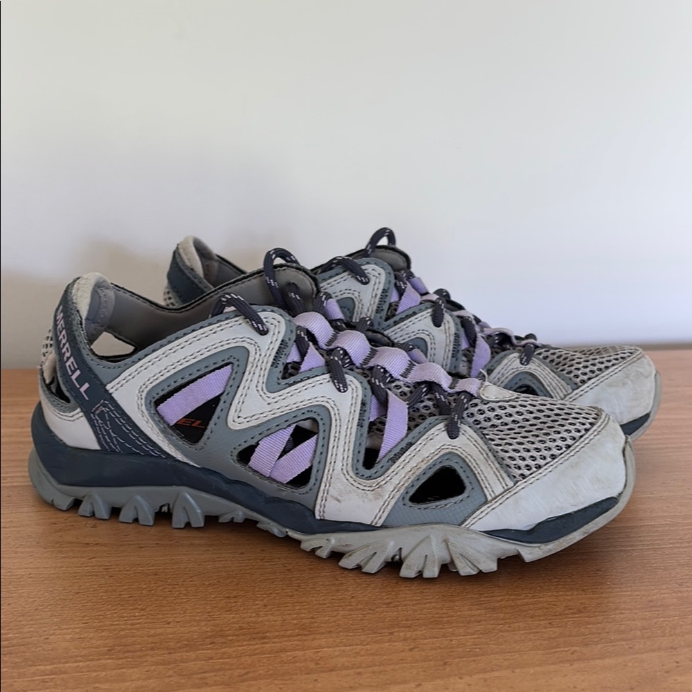 MERRELL Tetrex Crest Wrap Women’s Size 6 Water Hiking Wet Grip Shoe Sandal EUC